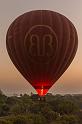 011 Bagan, Ballonvlucht